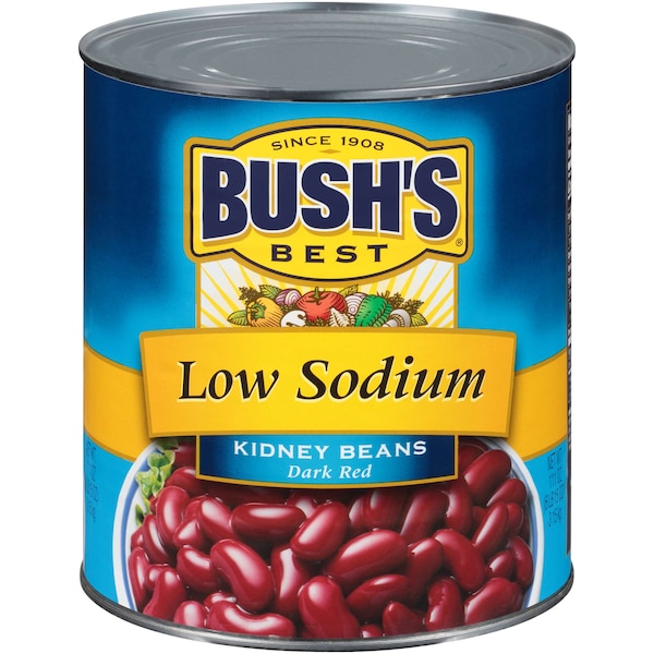 Bushs Best Bush's Best Low Sodium Dark Kidney Beans #10 Can, PK6 01745 - main